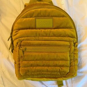 Dagne Dover Small Dakota in Ochre Velvet Puff